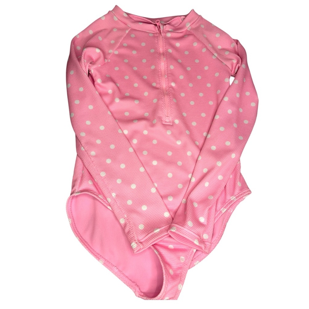 Bmagical Pink Polka Dot One Piece‎